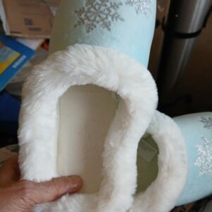 Charter Club White and Cream Slippers